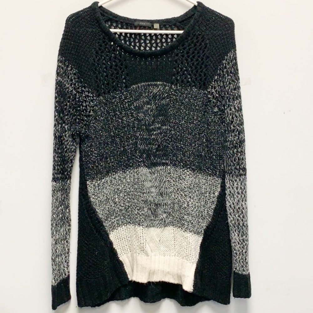 Dex color block sweater